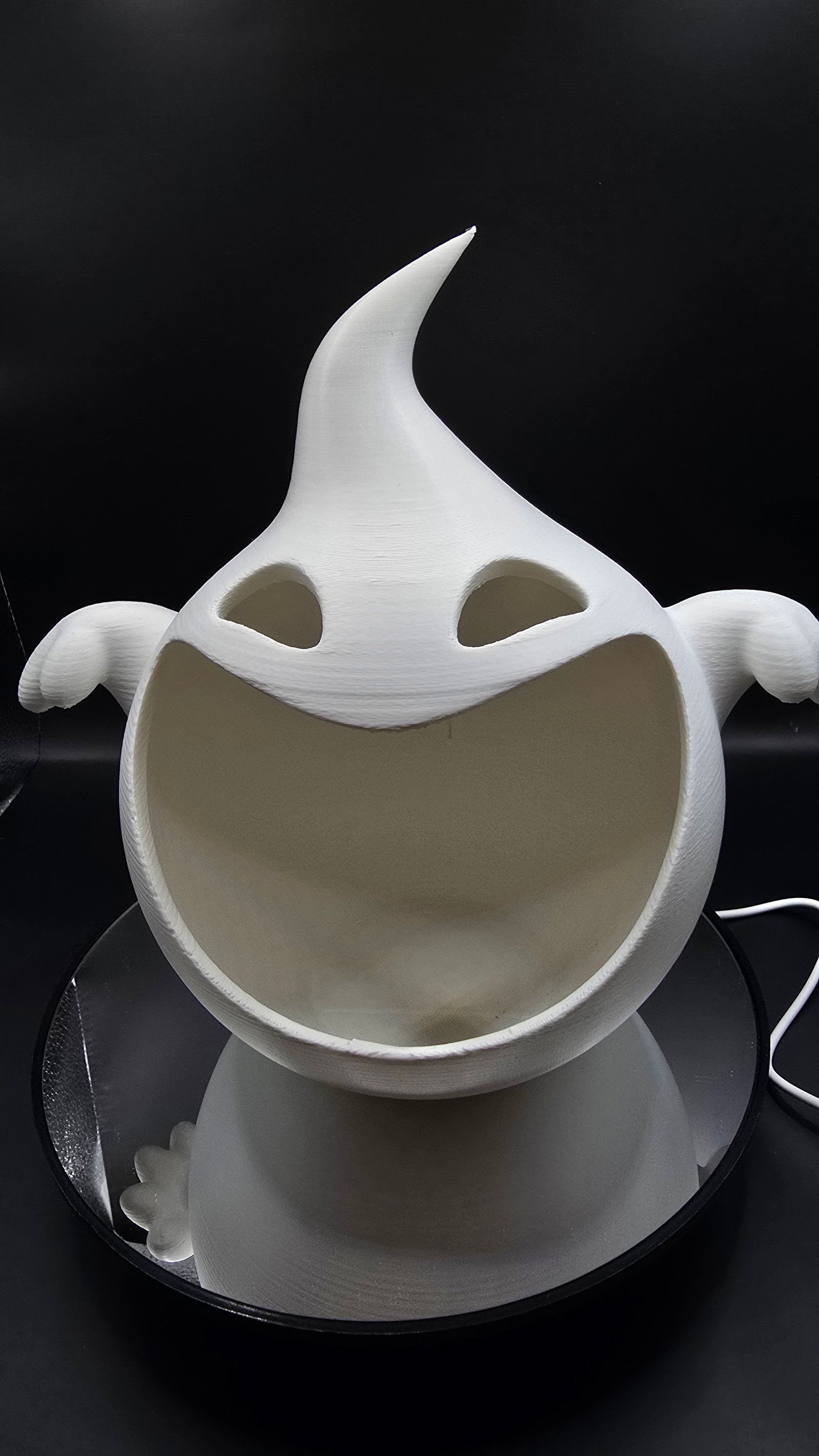 Ghost Glow Candle Holder