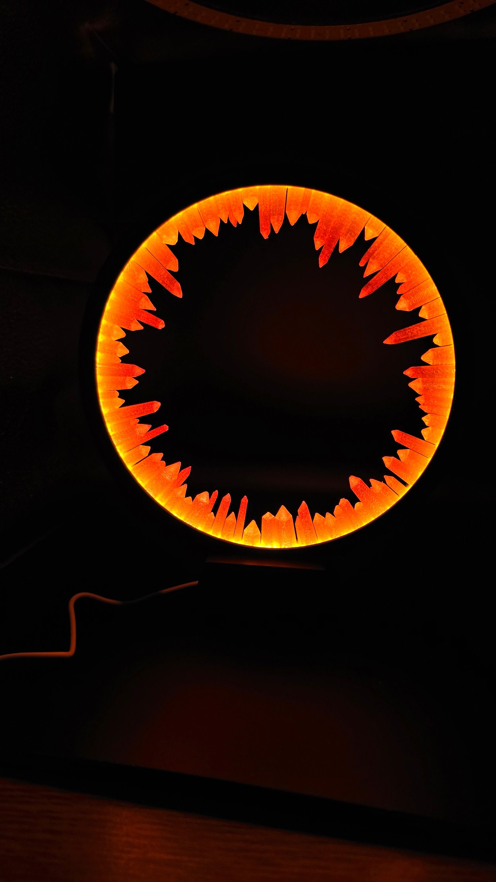 Lampa Cristal Orange