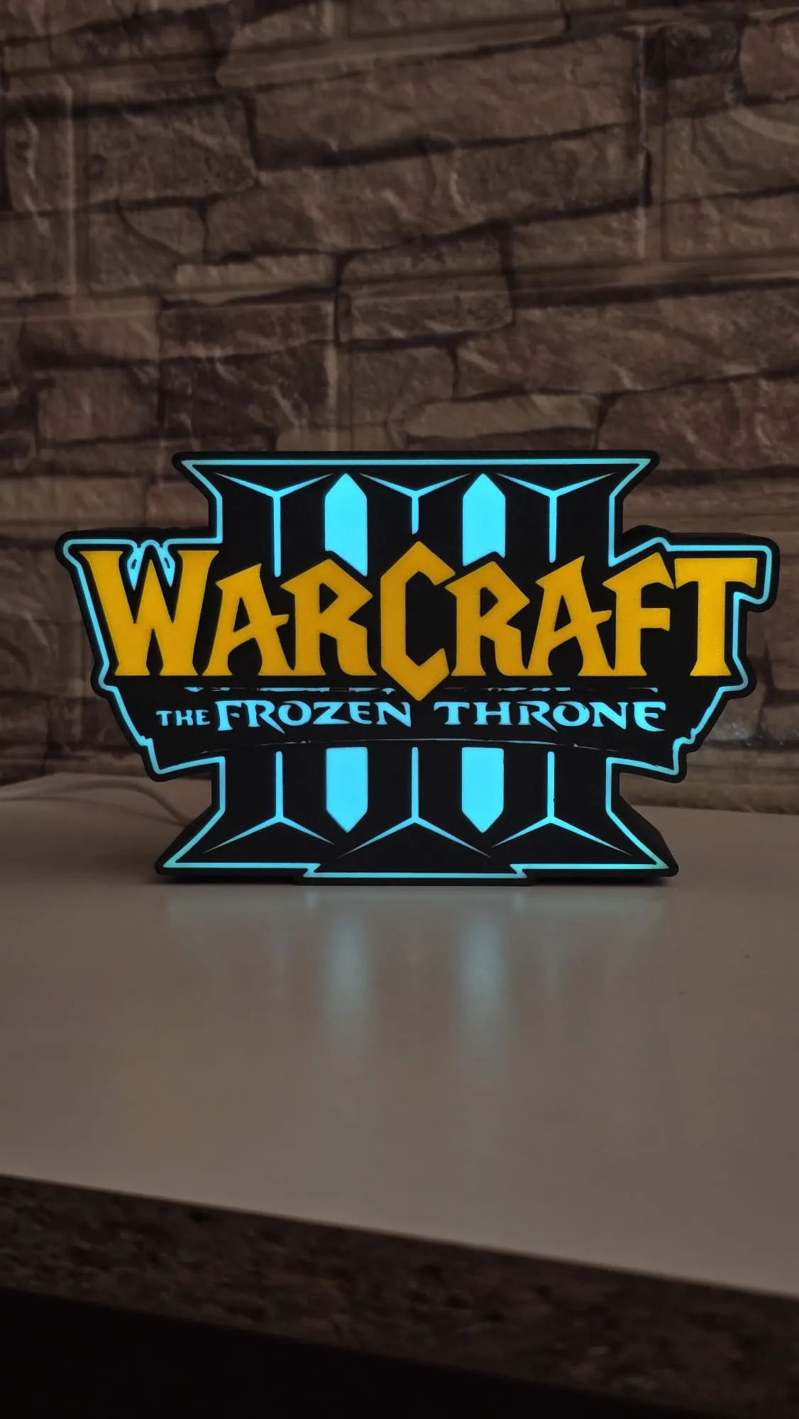 Lampa Warcraft III (3) Frozen Throne (Blue Light)