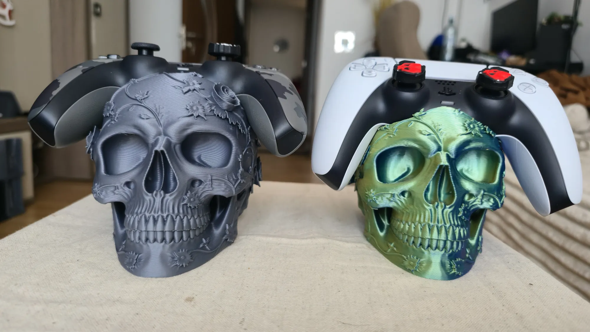 Suport controller Ps5 Flower Skull